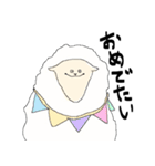 ねむれないひつじさん。（個別スタンプ：17）