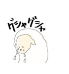 ねむれないひつじさん。（個別スタンプ：28）