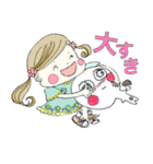 まん丸ほっぺのまんじゅうちゃん（個別スタンプ：10）
