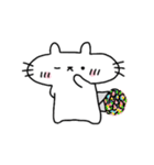 ぷかぷかぷーちゃんと しろにゃこ【行動1】（個別スタンプ：21）
