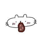 ぷかぷかぷーちゃんと しろにゃこ【行動1】（個別スタンプ：23）