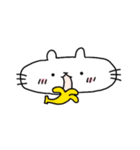 ぷかぷかぷーちゃんと しろにゃこ【行動1】（個別スタンプ：27）