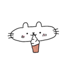 ぷかぷかぷーちゃんと しろにゃこ【行動1】（個別スタンプ：32）