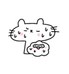 ぷかぷかぷーちゃんと しろにゃこ【行動1】（個別スタンプ：39）