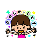 外ハネショートちゃん（個別スタンプ：40）