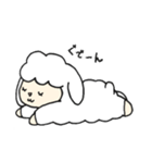 ゴロゴロひつじさん（個別スタンプ：1）