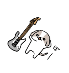 ギタリストのためのギター犬スタンプ（個別スタンプ：25）