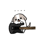 ギタリストのためのギター犬スタンプ（個別スタンプ：28）