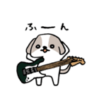 ギタリストのためのギター犬スタンプ（個別スタンプ：30）