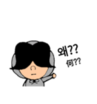 韓国語と日本語☆クミマル（個別スタンプ：17）