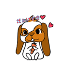 たれみみうさぎのもも（個別スタンプ：3）