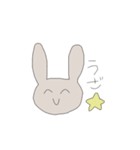 笑顔にネガティブなうさぎ（個別スタンプ：8）
