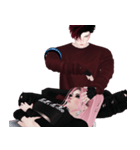 Romantic Couples Falling in Love 3（個別スタンプ：6）