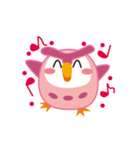 丁寧な日常語のモモフクロウ（個別スタンプ：40）