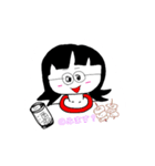 ベタフェイス（個別スタンプ：3）