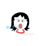 ベタフェイス（個別スタンプ：4）