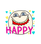 HAPPY FACE 動くver（個別スタンプ：19）