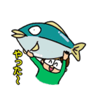 釣りきち君の魚釣りスタンプ2（個別スタンプ：1）