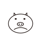 動物の表現ステッカー（個別スタンプ：2）