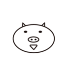 動物の表現ステッカー（個別スタンプ：4）