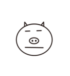 動物の表現ステッカー（個別スタンプ：7）
