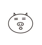 動物の表現ステッカー（個別スタンプ：8）