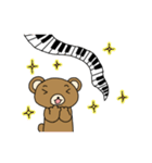 ピアノ弾きのクマさん（個別スタンプ：30）
