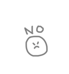 顔文字くん（絵文字風）（個別スタンプ：3）
