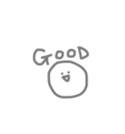 顔文字くん（絵文字風）（個別スタンプ：5）