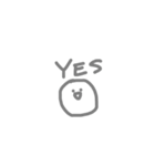 顔文字くん（絵文字風）（個別スタンプ：10）