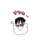しょぼん猫と少年（個別スタンプ：5）