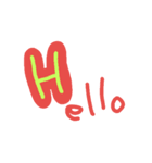 日常英語あいさつ（個別スタンプ：1）
