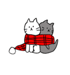 猫たち。冬。（個別スタンプ：30）