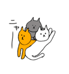 猫たち。冬。（個別スタンプ：31）