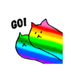 猫たち。冬。（個別スタンプ：40）