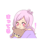 パステルで可愛い恋するハートの女の子（個別スタンプ：7）