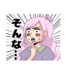 パステルで可愛い恋するハートの女の子（個別スタンプ：9）