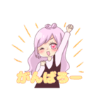 パステルで可愛い恋するハートの女の子（個別スタンプ：35）