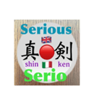 二字熟語の英語とイタリア語2（個別スタンプ：23）