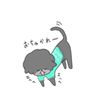 黒プーあんこちゃん（個別スタンプ：15）