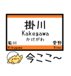 東海道線(静岡-豊橋)気軽に今この駅だよ！（個別スタンプ：11）