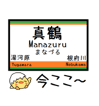 東海道線(東京-熱海)気軽に今この駅！（個別スタンプ：19）