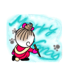 なーちゃんと仲良しペチ（個別スタンプ：1）