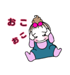 なーちゃんと仲良しペチ（個別スタンプ：16）