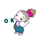 なーちゃんと仲良しペチ（個別スタンプ：17）