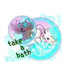 なーちゃんと仲良しペチ（個別スタンプ：24）