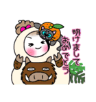 なーちゃんと仲良しペチ（個別スタンプ：27）