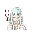 オッドアイ少女（個別スタンプ：1）