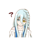 オッドアイ少女（個別スタンプ：3）