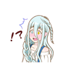 オッドアイ少女（個別スタンプ：4）